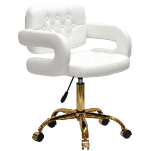 Стілець Onder Mebli GOR GD-Office Білий Екошкіра