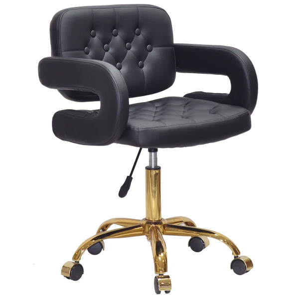 Стілець Onder Mebli GOR GD-Office Чорний Екошкіра-0