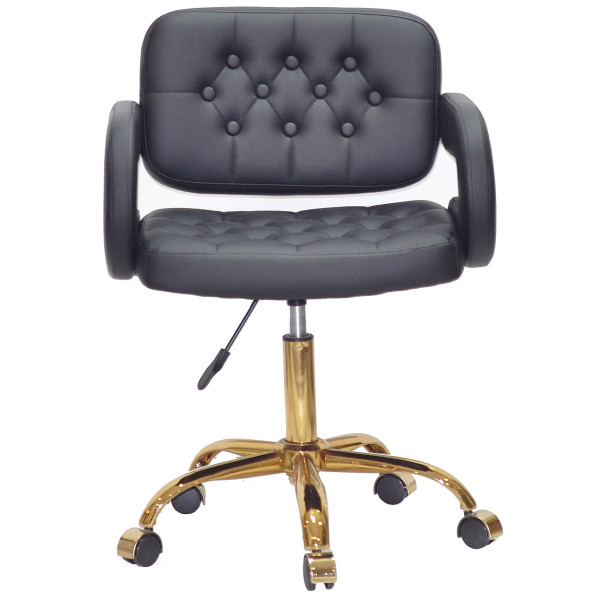 Стілець Onder Mebli GOR GD-Office Чорний Екошкіра-1