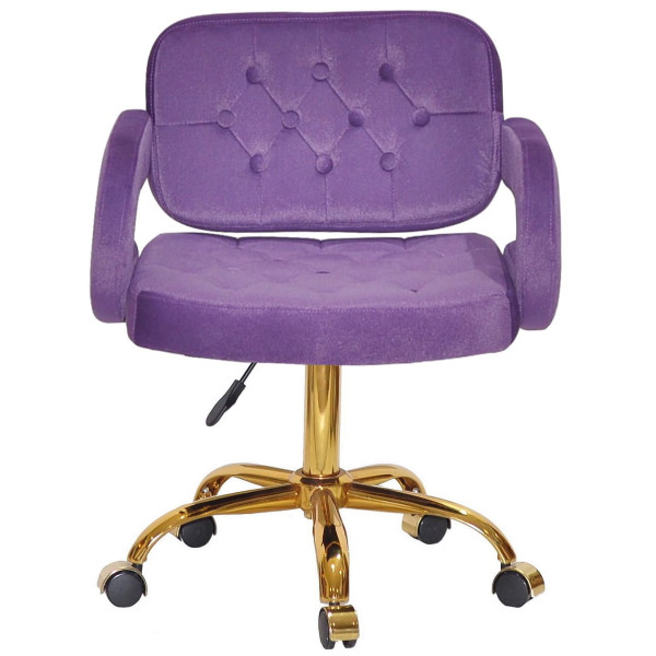 Стілець Onder Mebli GOR GD-Office Пурпуровий B-1013 Оксамит-1