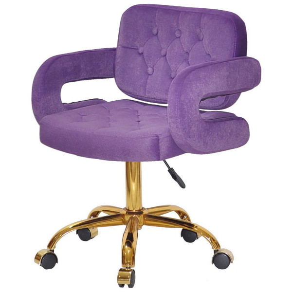 Стілець Onder Mebli GOR GD-Office Пурпуровий B-1013 Оксамит-2
