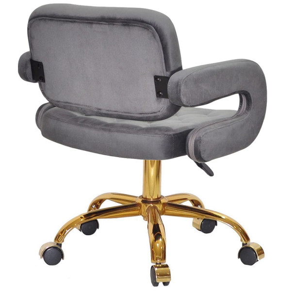 Стілець Onder Mebli GOR GD-Office Сірий B-1034 Оксамит-2