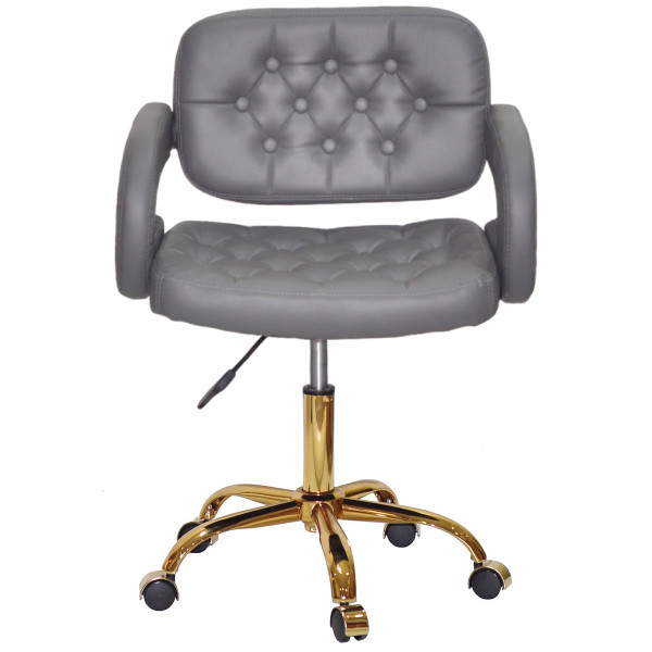 Стілець Onder Mebli GOR GD-Office Сірий 1001 Екошкіра-1