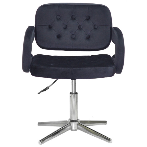 Стілець Onder Mebli Gor Modern BASE Чорний B-1011 Оксамит-1