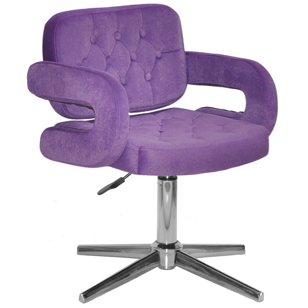 Стілець Onder Mebli Gor Modern BASE Пурпуровий B-1013 Оксамит-0