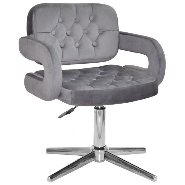Стул Onder Mebli Gor Modern BASE Серый B-1034 Бархат-0