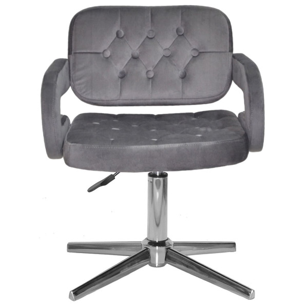 Стул Onder Mebli Gor Modern BASE Серый B-1034 Бархат-1