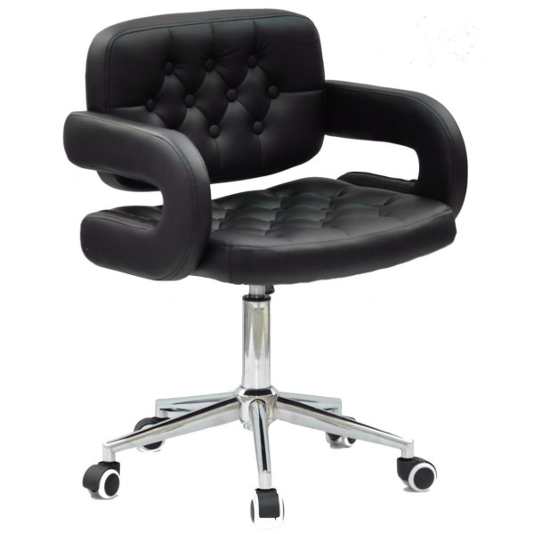 Стілець Onder Mebli Gor Modern Office Чорний Екошкіра-0