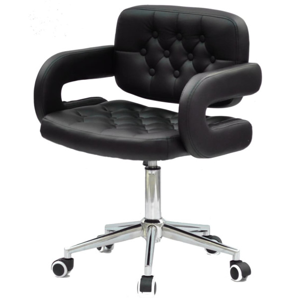 Стілець Onder Mebli Gor Modern Office Чорний Екошкіра-2