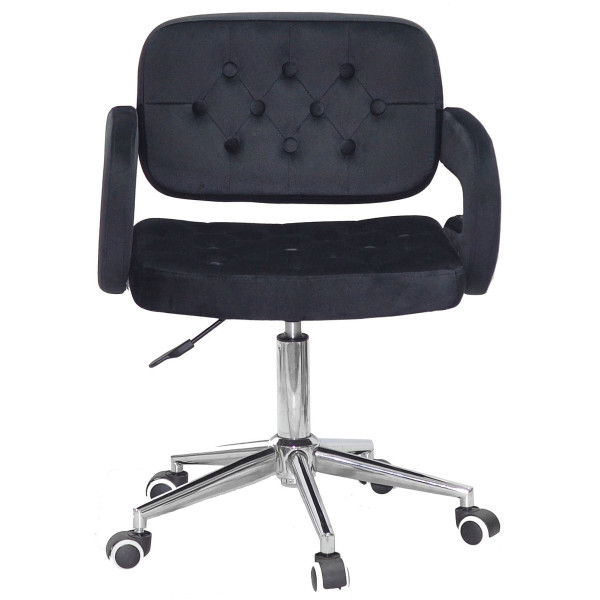 Стілець Onder Mebli Gor Modern Office Чорний B-1011 Оксамит-1