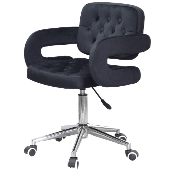 Стілець Onder Mebli Gor Modern Office Чорний B-1011 Оксамит-2