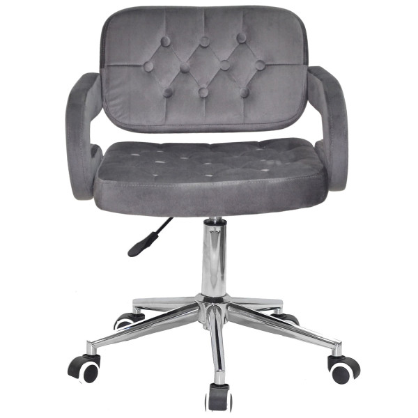 Стілець Onder Mebli Gor Modern Office Сірий B-1034 Оксамит-1