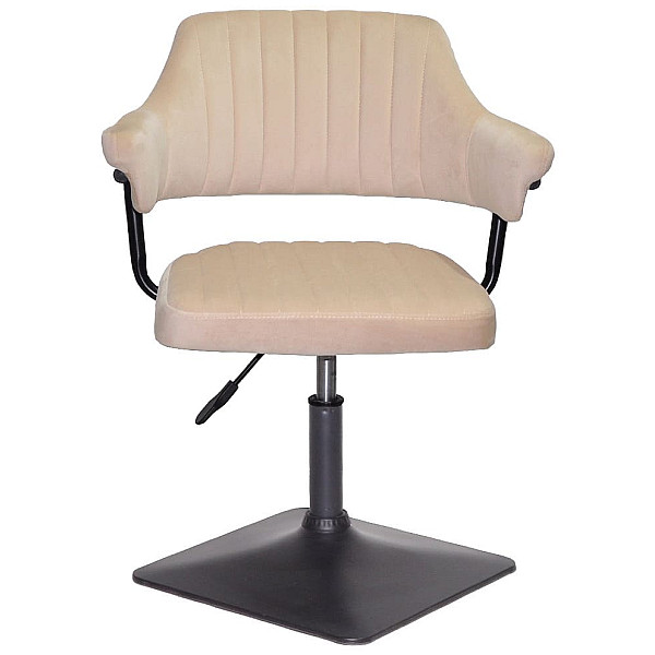 Стул Onder Mebli Jeff 4-BK-BASE Бежевый B-1032 Бархат-1