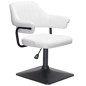 Стілець Onder Mebli Jeff 4-BK-BASE Білий Екошкіра