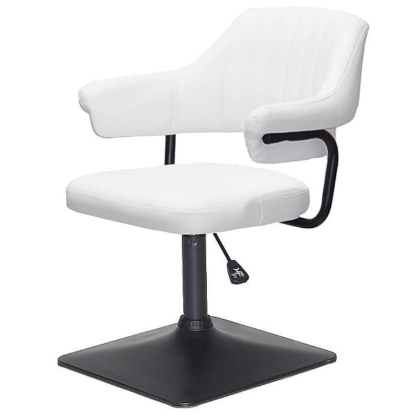 Стул Onder Mebli Jeff 4-BK-BASE Белый Экокожа-2