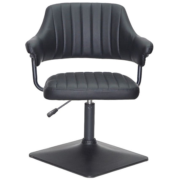 Стул Onder Mebli Jeff 4-BK-BASE Черный Экокожа-1