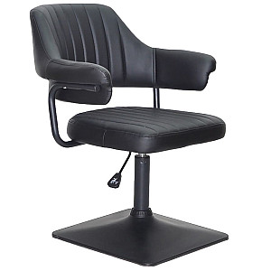 Стул Onder Mebli Jeff 4-BK-BASE Черный Экокожа