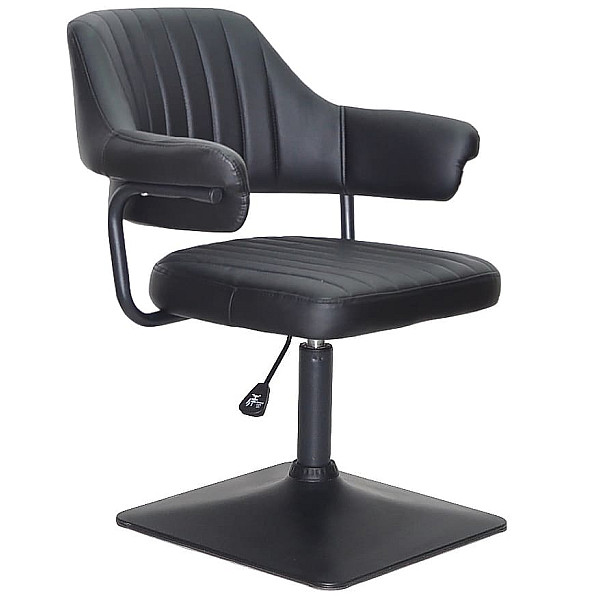 Стул Onder Mebli Jeff 4-BK-BASE Черный Экокожа-0