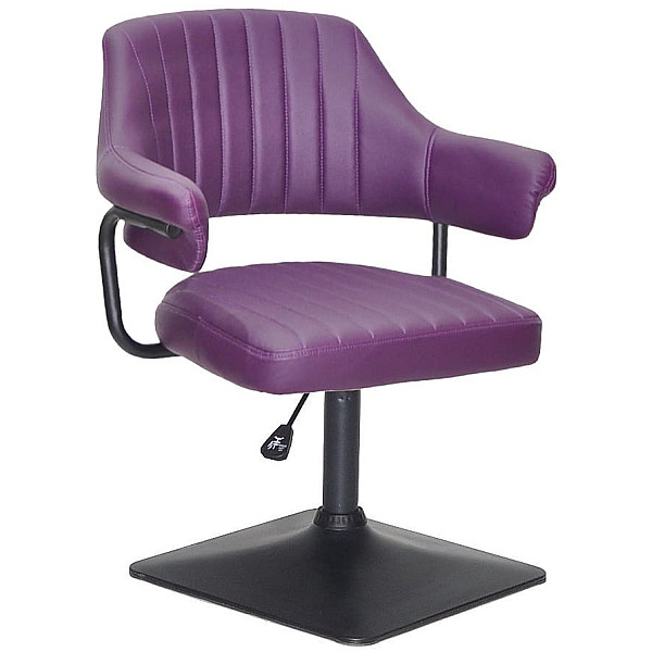 Стілець Onder Mebli Jeff 4-BK-BASE Фіолетовий 1031 Екошкіра-0