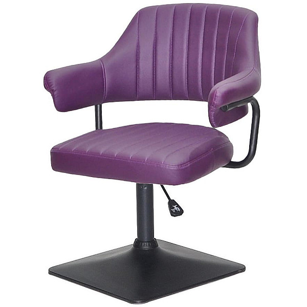 Стілець Onder Mebli Jeff 4-BK-BASE Фіолетовий 1031 Екошкіра-2