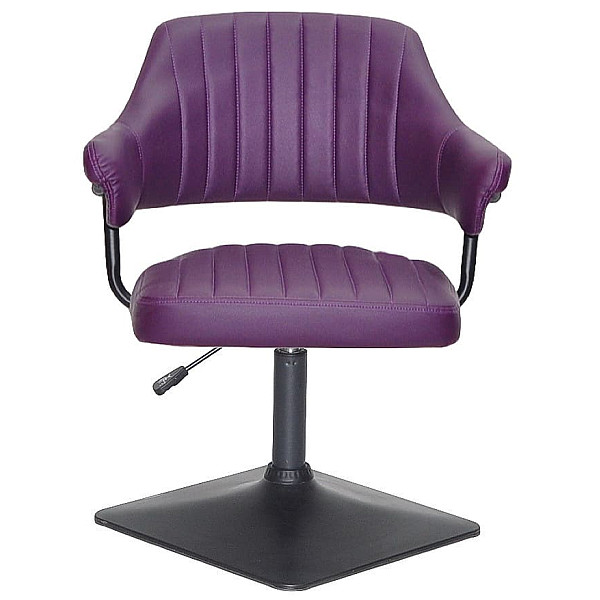 Стілець Onder Mebli Jeff 4-BK-BASE Фіолетовий 1031 Екошкіра-1