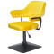 Стул Onder Mebli Jeff 4-BK-BASE Желтый B-1027 Бархат-2-thumb