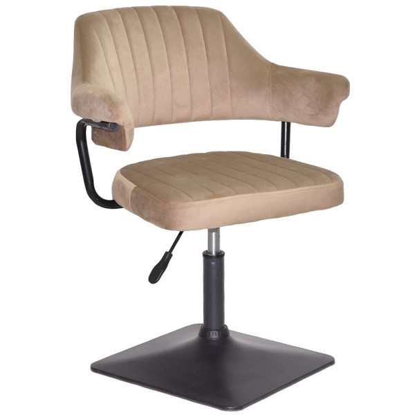 Стілець Onder Mebli Jeff 4-BK-BASE Кавовий B-1042 Оксамит-0