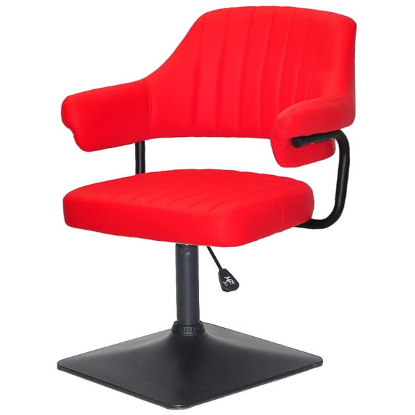 Стул Onder Mebli Jeff 4-BK-BASE Красный 1007 Экокожа-2