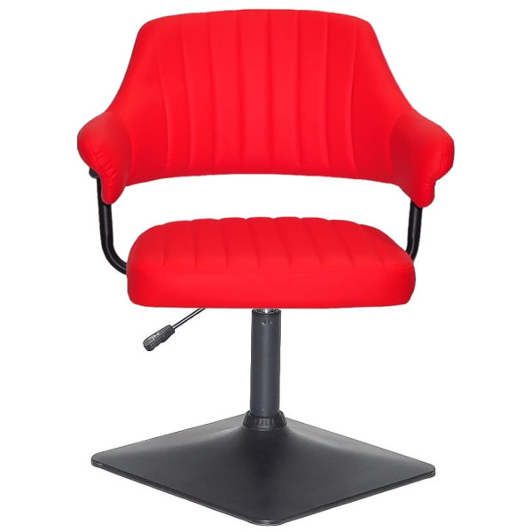 Стул Onder Mebli Jeff 4-BK-BASE Красный 1007 Экокожа-1