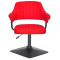 Стул Onder Mebli Jeff 4-BK-BASE Красный 1007 Экокожа-1-thumb