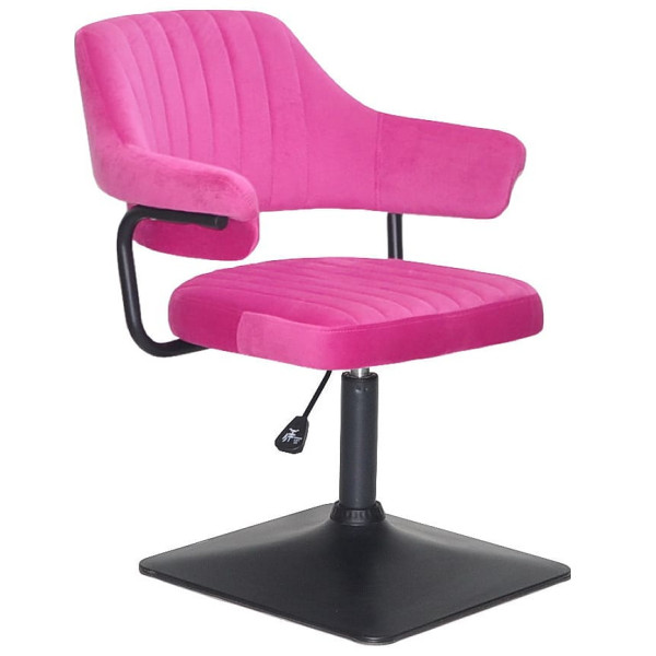 Стілець Onder Mebli Jeff 4-BK-BASE Малина B-1023 Оксамит-0