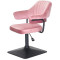 Стул Onder Mebli Jeff 4-BK-BASE Пыльная Роза B-1030 Бархат-2-thumb