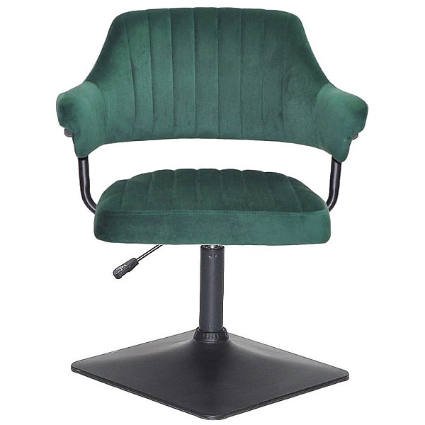 Стул Onder Mebli Jeff 4-BK-BASE Зеленый B-1036 Бархат-1