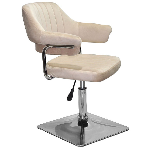 Стул Onder Mebli Jeff 4-CH-BASE Бежевый B-1032 Бархат-2