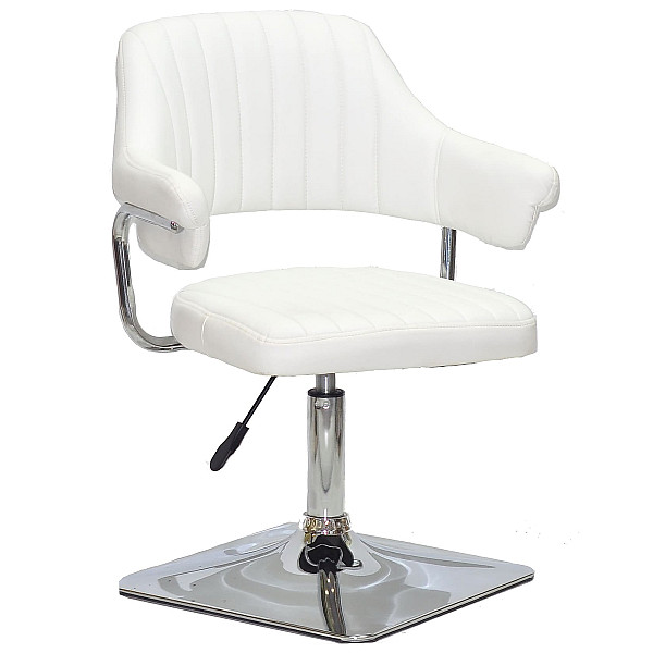 Стул Onder Mebli Jeff 4-CH-BASE Белый Экокожа-0