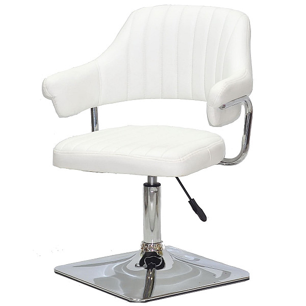 Стул Onder Mebli Jeff 4-CH-BASE Белый Экокожа-1