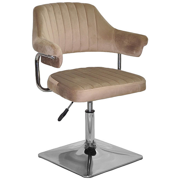 Стілець Onder Mebli Jeff 4-CH-BASE Кавовий B-1042 Оксамит-0