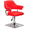 Стул Onder Mebli Jeff 4-CH-BASE Красный 1007 Экокожа-0-thumb