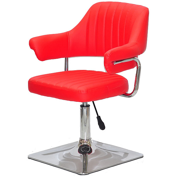 Стул Onder Mebli Jeff 4-CH-BASE Красный 1007 Экокожа-1