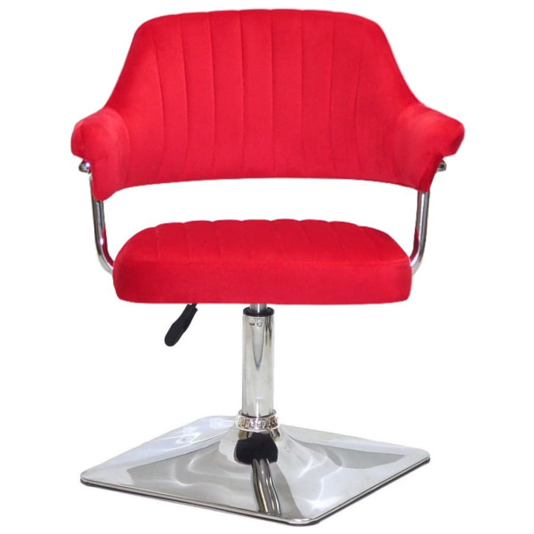 Стул Onder Mebli Jeff 4-CH-BASE Красный B-1016 Бархат-1