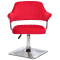 Стул Onder Mebli Jeff 4-CH-BASE Красный B-1016 Бархат-1-thumb