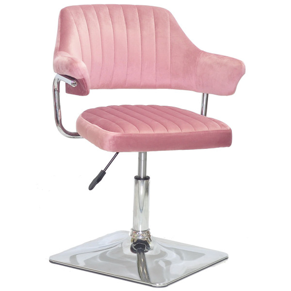 Стул Onder Mebli Jeff 4-CH-BASE Пыльная Роза B-1030 Бархат-0