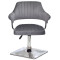 Стілець Onder Mebli Jeff 4-CH-BASE Сірий B-1034 Оксамит-2-thumb