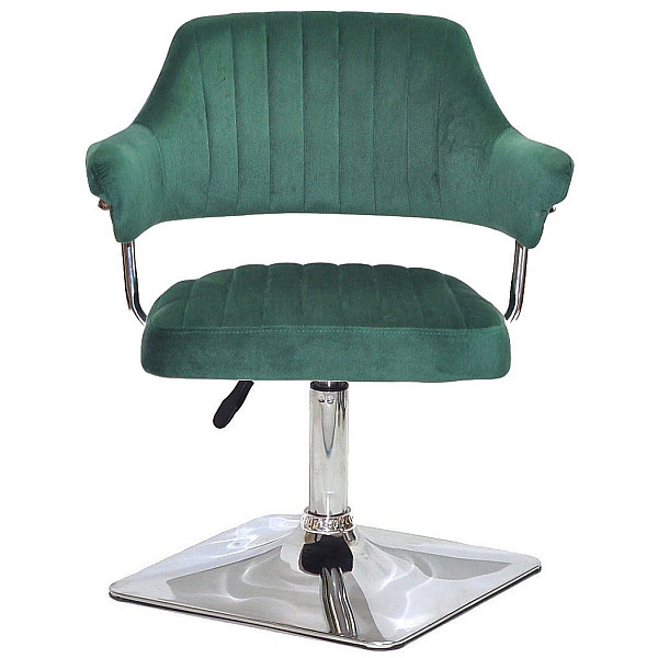 Стілець Onder Mebli Jeff 4-CH-BASE Зелений B-1036 Оксамит-1