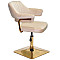 Стілець Onder Mebli Jeff 4-GD-BASE Бежевий B-1032 Оксамит-2-thumb