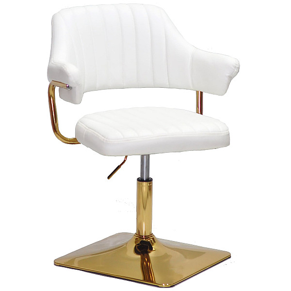 Стілець Onder Mebli Jeff 4-GD-BASE Білий Екошкіра-0