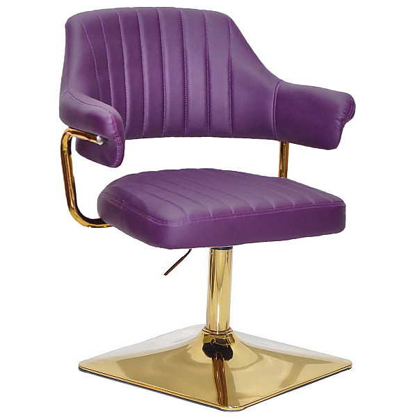 Стул Onder Mebli Jeff 4-GD-BASE Фиолетовый 1031 Экокожа-0