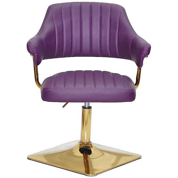 Стул Onder Mebli Jeff 4-GD-BASE Фиолетовый 1031 Экокожа-1