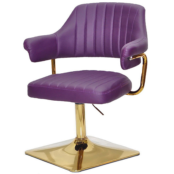 Стул Onder Mebli Jeff 4-GD-BASE Фиолетовый 1031 Экокожа-2