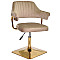 Стул Onder Mebli Jeff 4-GD-BASE Кофейный B-1042 Бархат-0-thumb